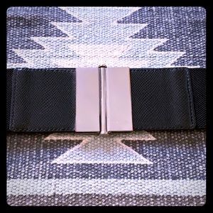 Black belt with metal clasp